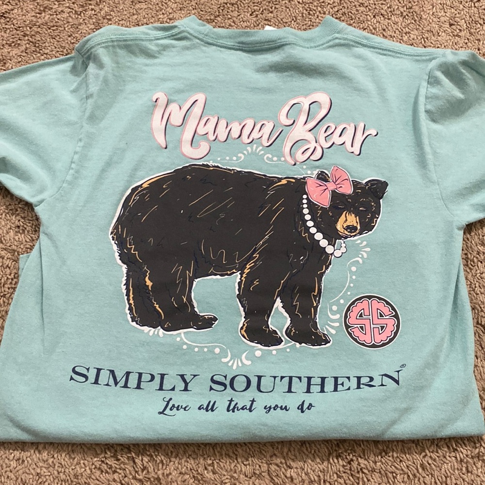 Simply southern L/S shirt mama bear